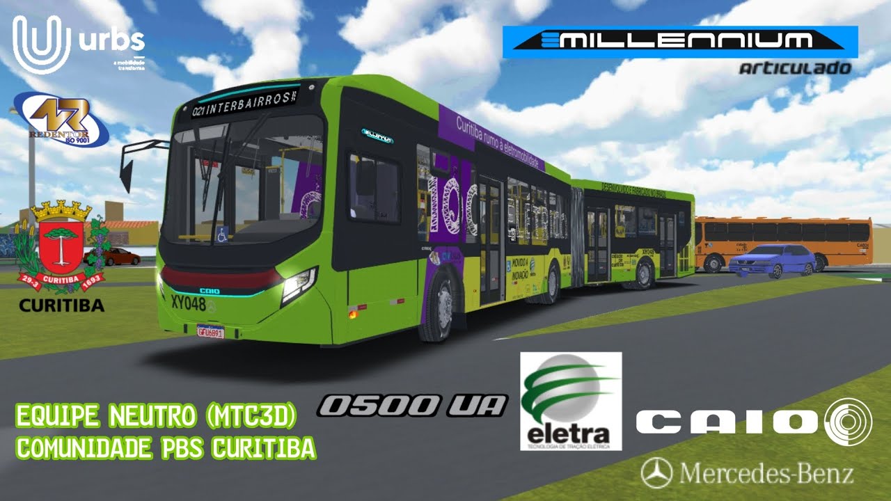 MOD Caio E-Millennium Articulado MB eO500UA ELETRA Pdr. Redentor Curitiba by Comunidade PBS Curitiba