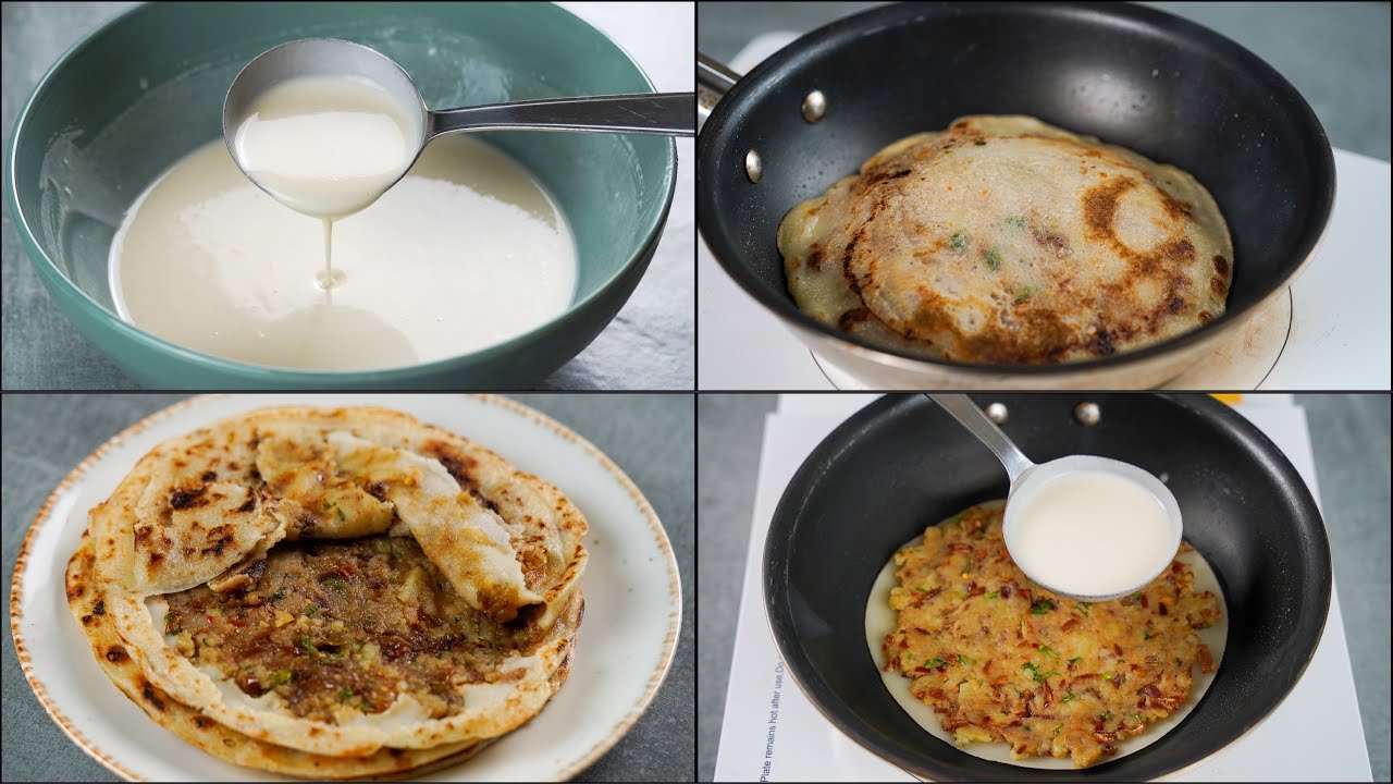 Aloo Paratha With Liquid Dough  | No Kneading, No Rolling | Potato Paratha With Liquid Dough -N'Oven
