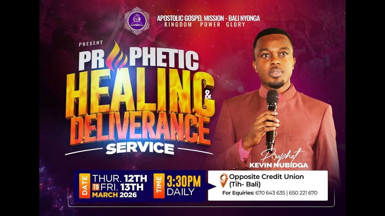 PROPHETIC, HEALING AND DELIVERANCE SERVICE 13th SHAMMAH 2026