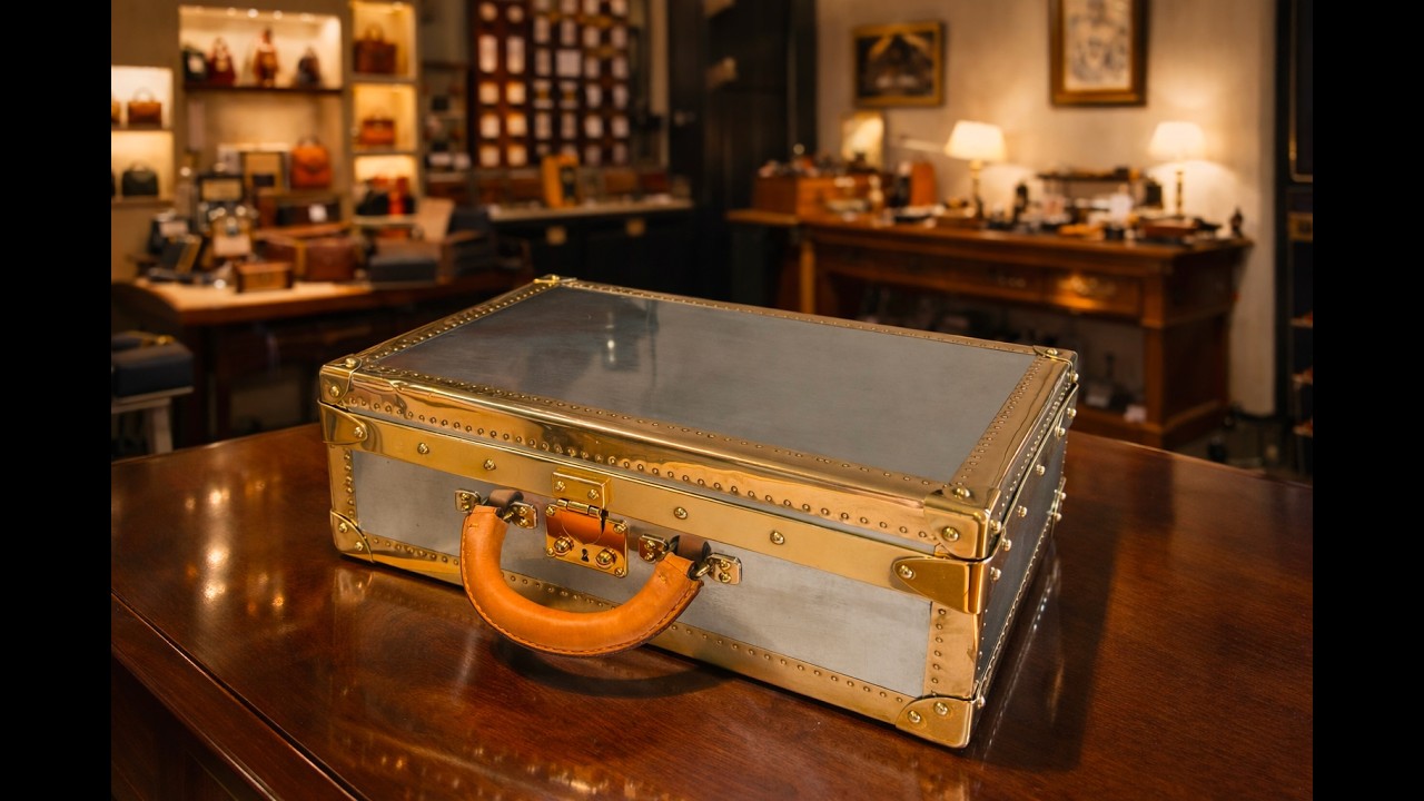 Comment  construire une  Valise Zinc façon Vuitton 1880