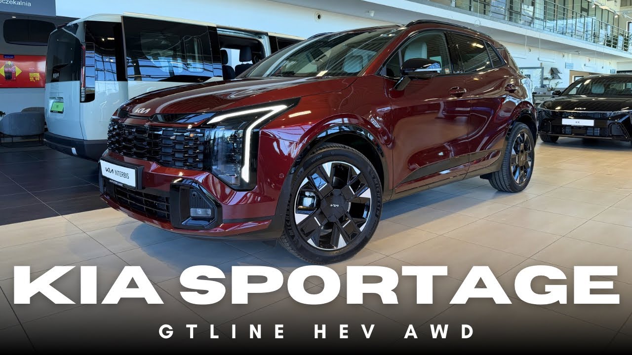 Kia Sportage [1.6 T-GDI 239KM 6AT AWD HEV] GTLine | MAGMA RED czyli RABAT LOJALNOŚCIOWY działa!