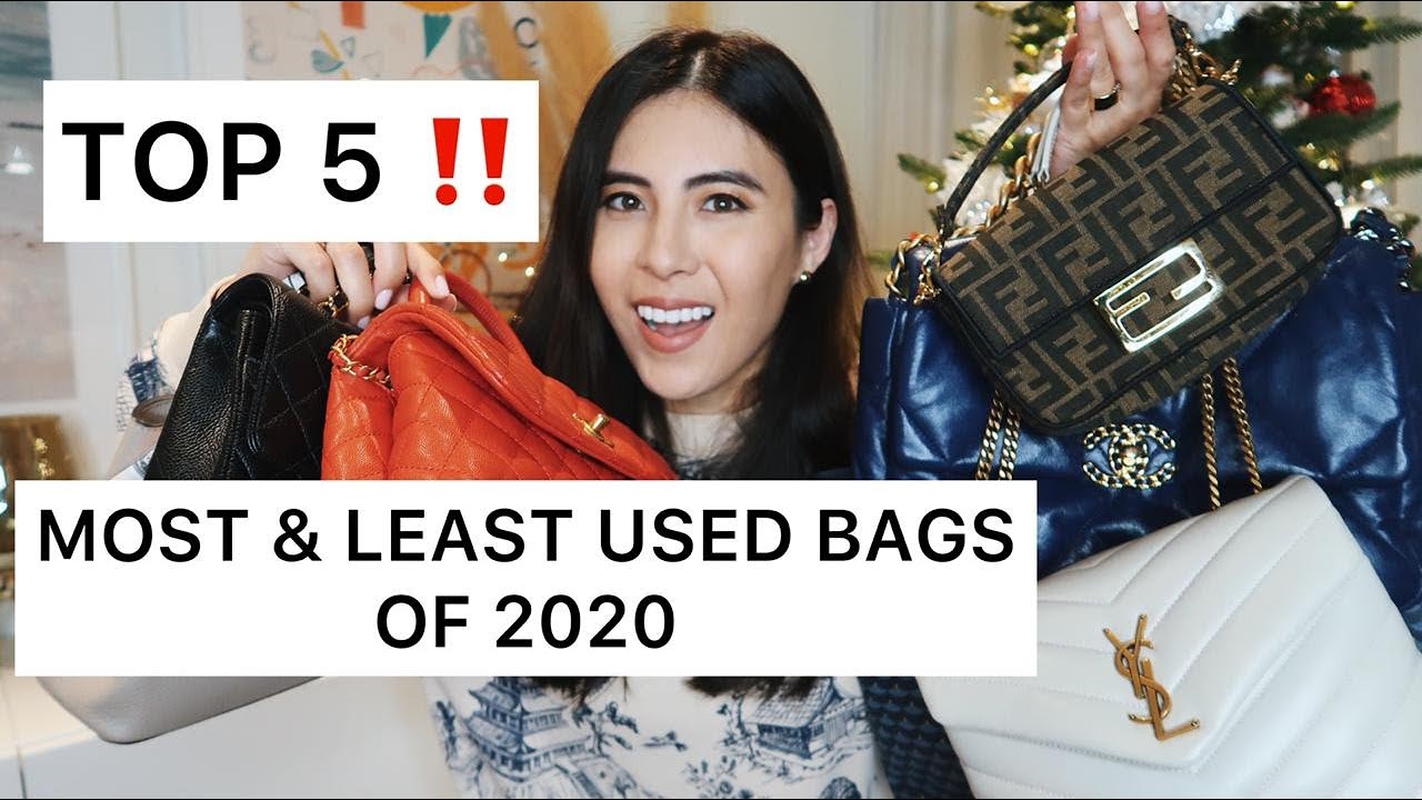 TOP 5 Most & Least Used Bags of 2020- I AM SHOCKED!