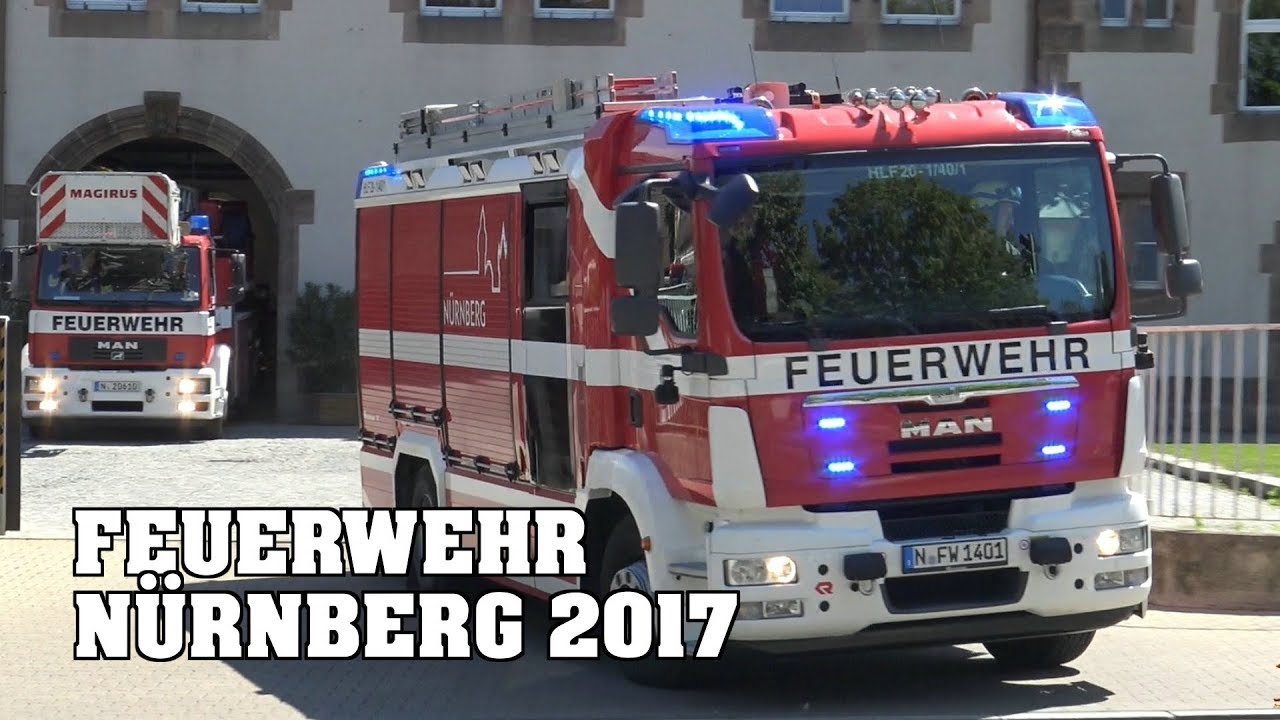 [Bullhorn | Löschzug 1 & 4] Einsatzfahrten der Feuerwehr Nürnberg