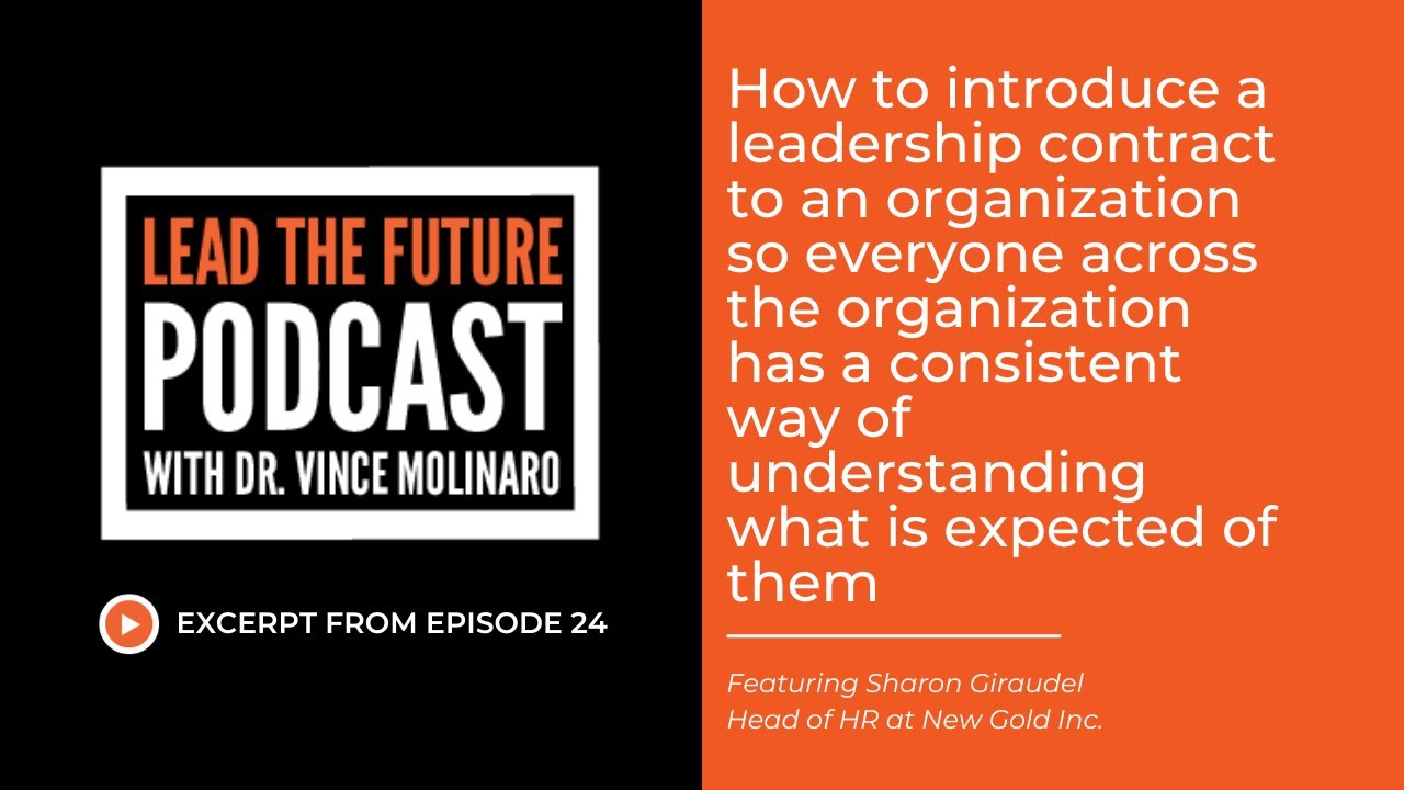 How to introduce a leadership contract to an organization – Lead the Future