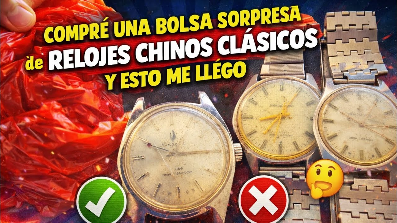 Compré una bolsa sorpresa de relojes chinos en Aliexpress… ¿me estafaron o fue un tesoro?
