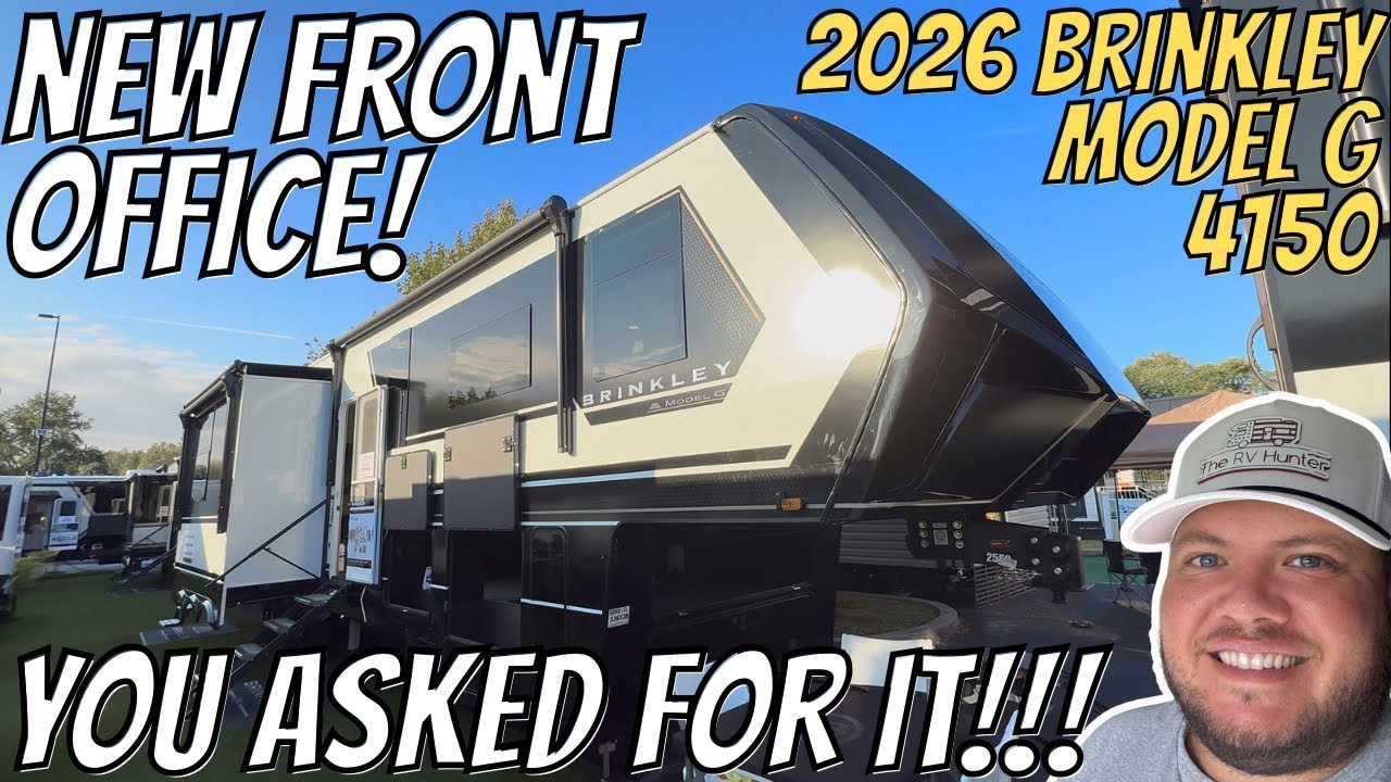 FRONT OFFICE BRINKLEY!? 2026 Brinkley Model G 4150 | Its also a Toy Hauler! 