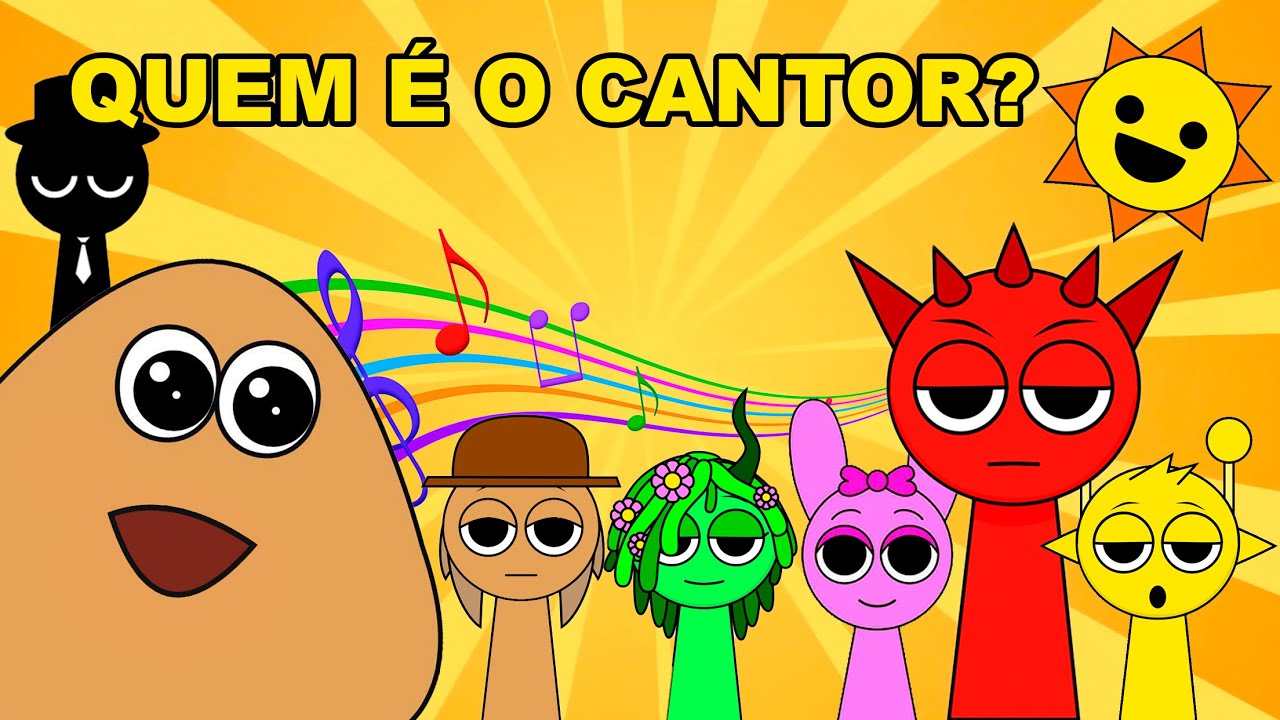 ADIVINHE O SPRUNKI INCREDIBOX PELO SOM - POU GAMESHOW | Pou Vlogs