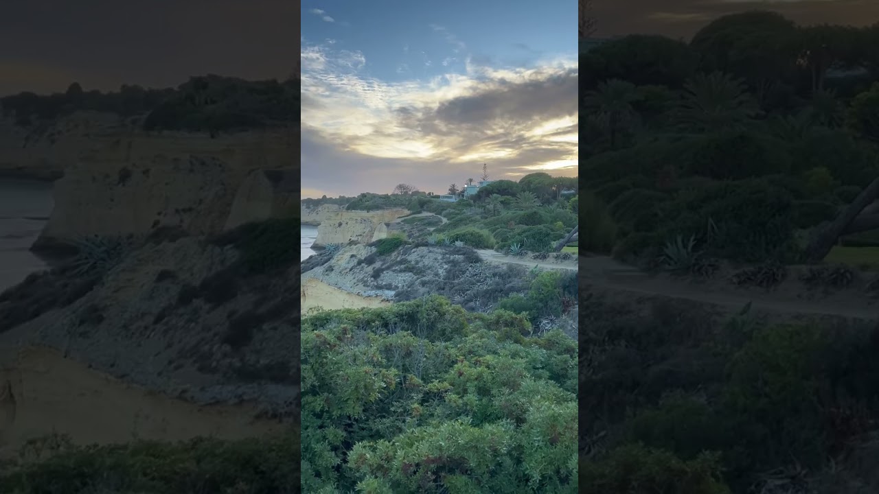 Another amazing view in the Algarve 𓇢𓆸 #algarve #beach #visitalgarve #travel #aboutmagic #sunset
