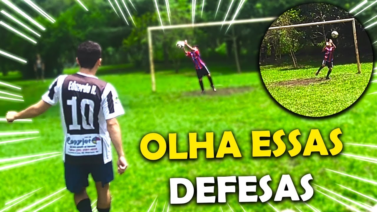 MEU IRMÃO ME TESTOU NO GOL