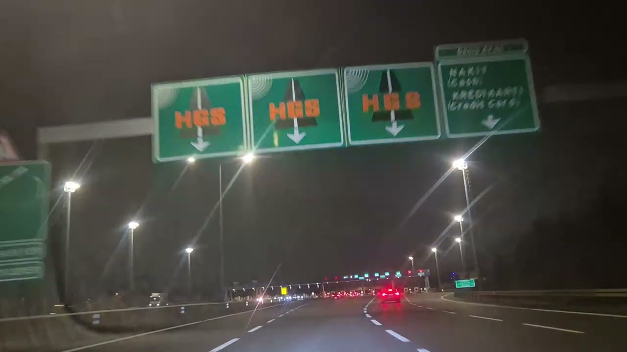 From Kurtköy to Kavacık, Northern Marmara Highway Night Road #100126