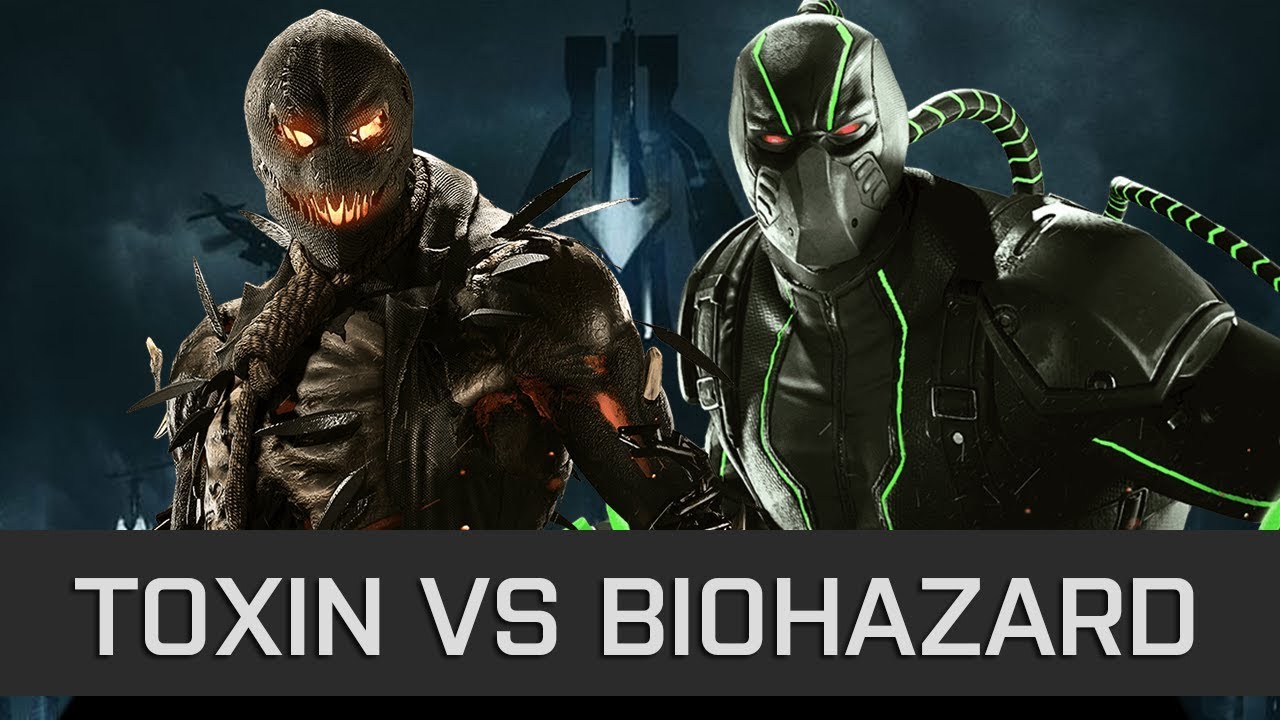 Injustice 2 - High Level FT10 - Beyond Toxin (Scarecrow/SGirl) vs Biohazard (Bane/Manta)