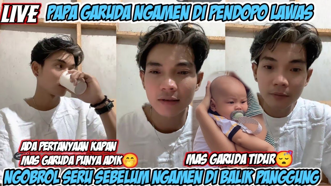 LIVE ABANG TRI SUAKA DI TANYA KAPAN MAS GARUDA PUNYA ADIK.??🤭NGOBROL PAPA GARUDA SEBELUM NGAMEN