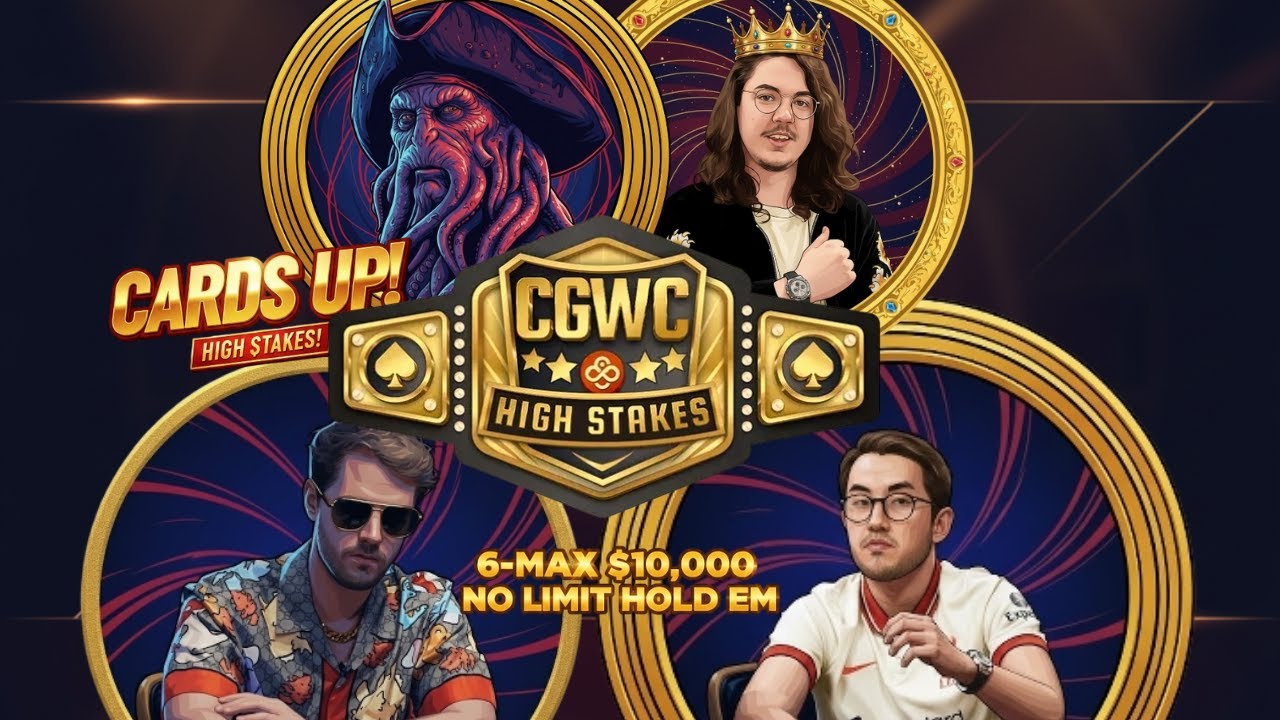 Elite High Stakes Cash Game w/ LLinusLove, DavyJones & AsianFlushie | CARDS UP | CoinPoker CGWC