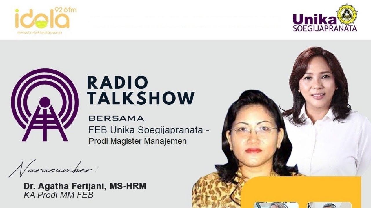 Radio Talkshow Bu Tia Hendi: Kuliah di MM Unika Soegijapranata