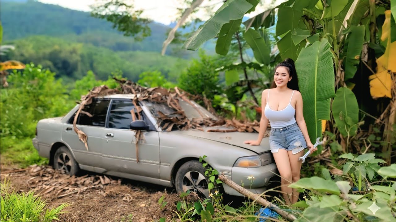 Restoring a neighbor's abandoned 1995 Toyota Carina for over 20