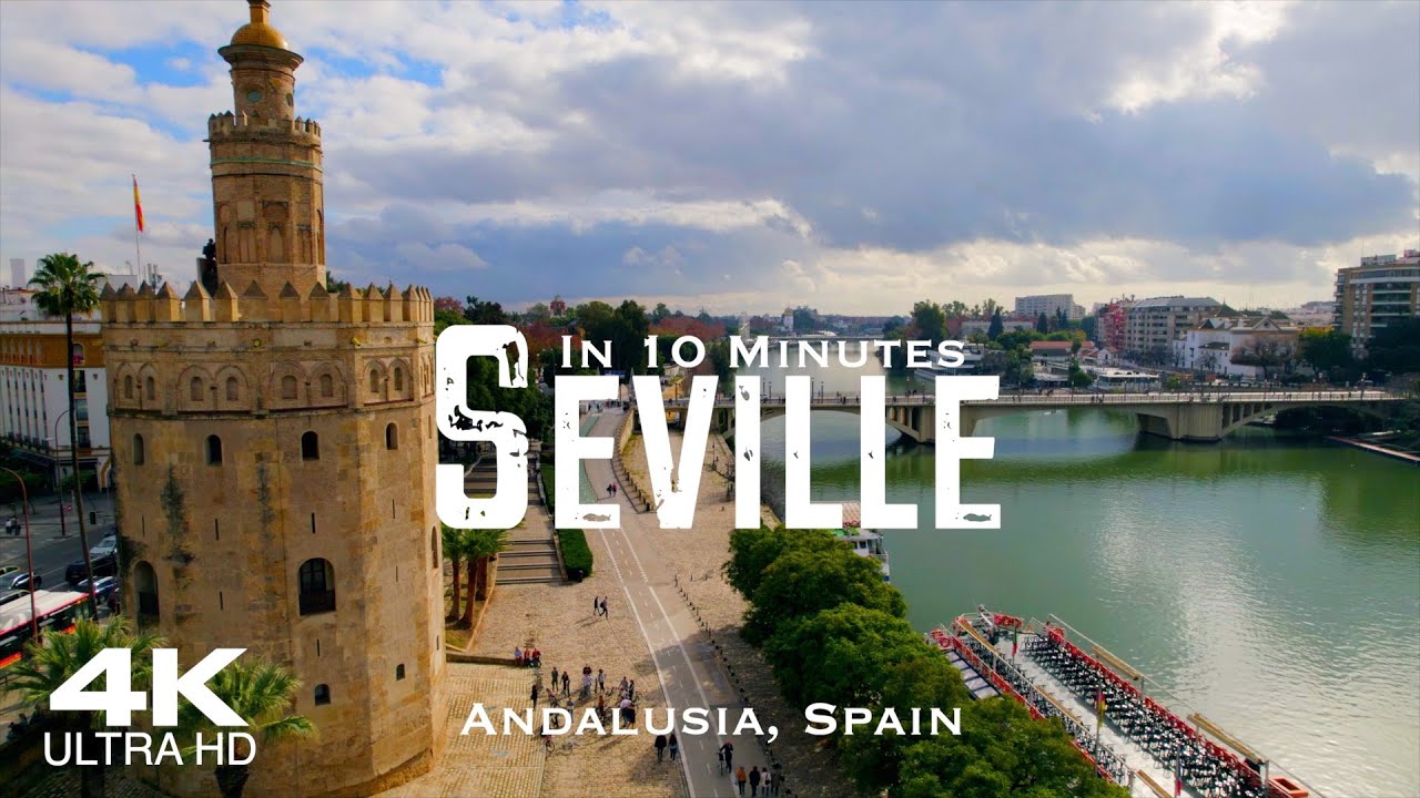 SEVILLE 🇪🇸 Sevilla Drone Aerial 4K Drones | Andalusia Andalucía Spain España