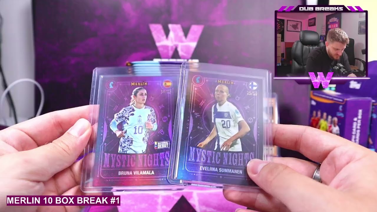 Topps Merlin Women's Euro 2025 10 Box Break #1 (13/08/25)
