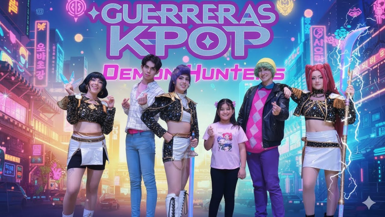 Show en vivo de las Guerreras de Kpop Demon Hunter en Teatro