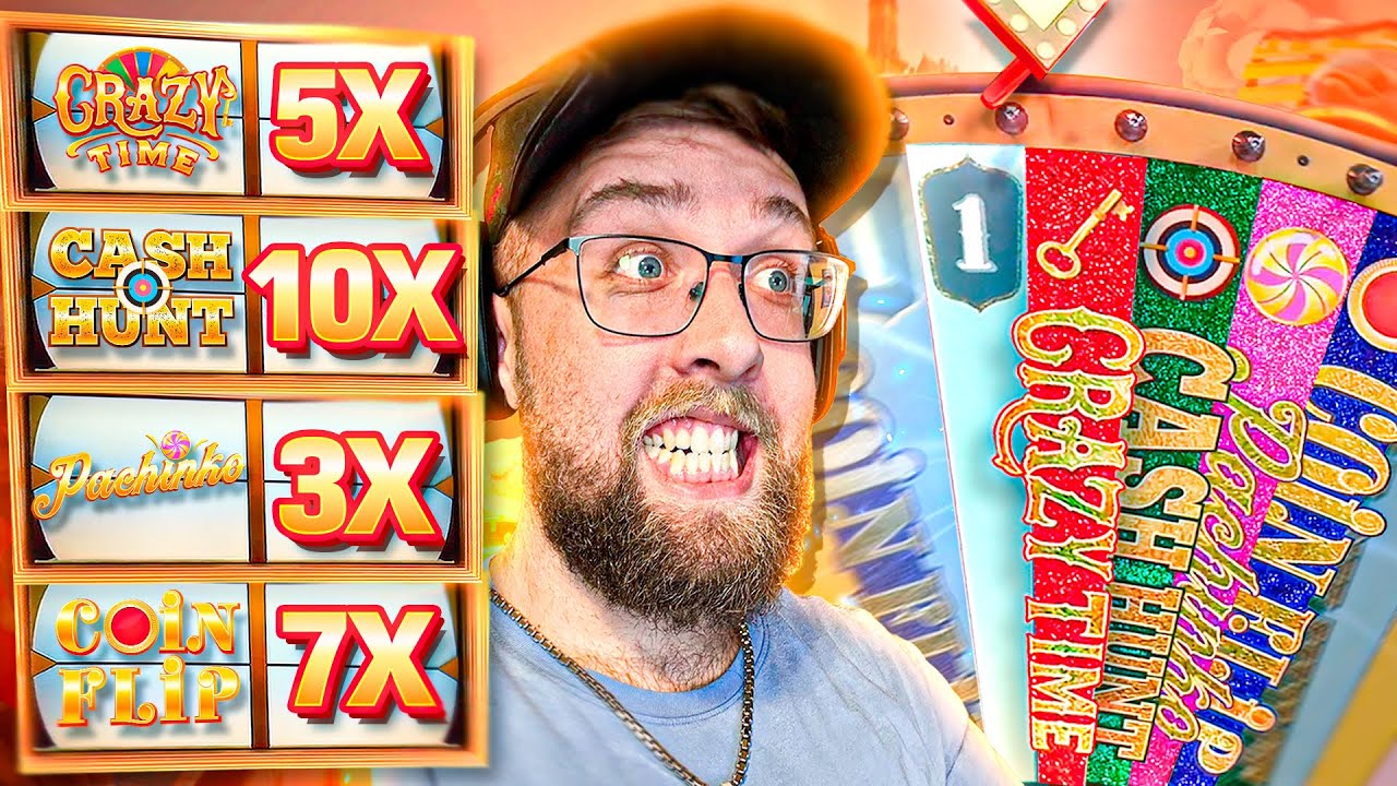 CHASING INSANE TOP SLOT MULTIPLIERS ON CRAZY TIME! (PROFIT?)