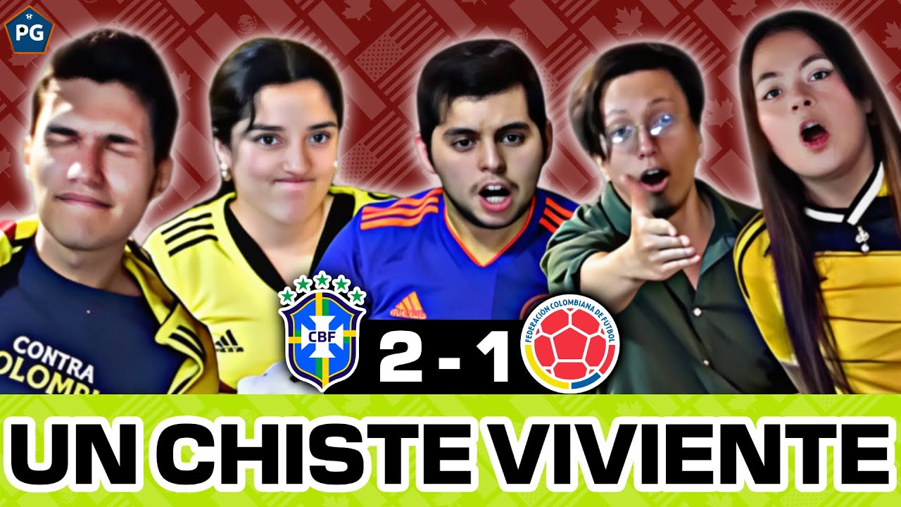 Brasil 2 Colombia 1🔥 Eliminatorias United 2026 Conmebol😱 Reacciones Amigos 🔥 El Club de la Ironía