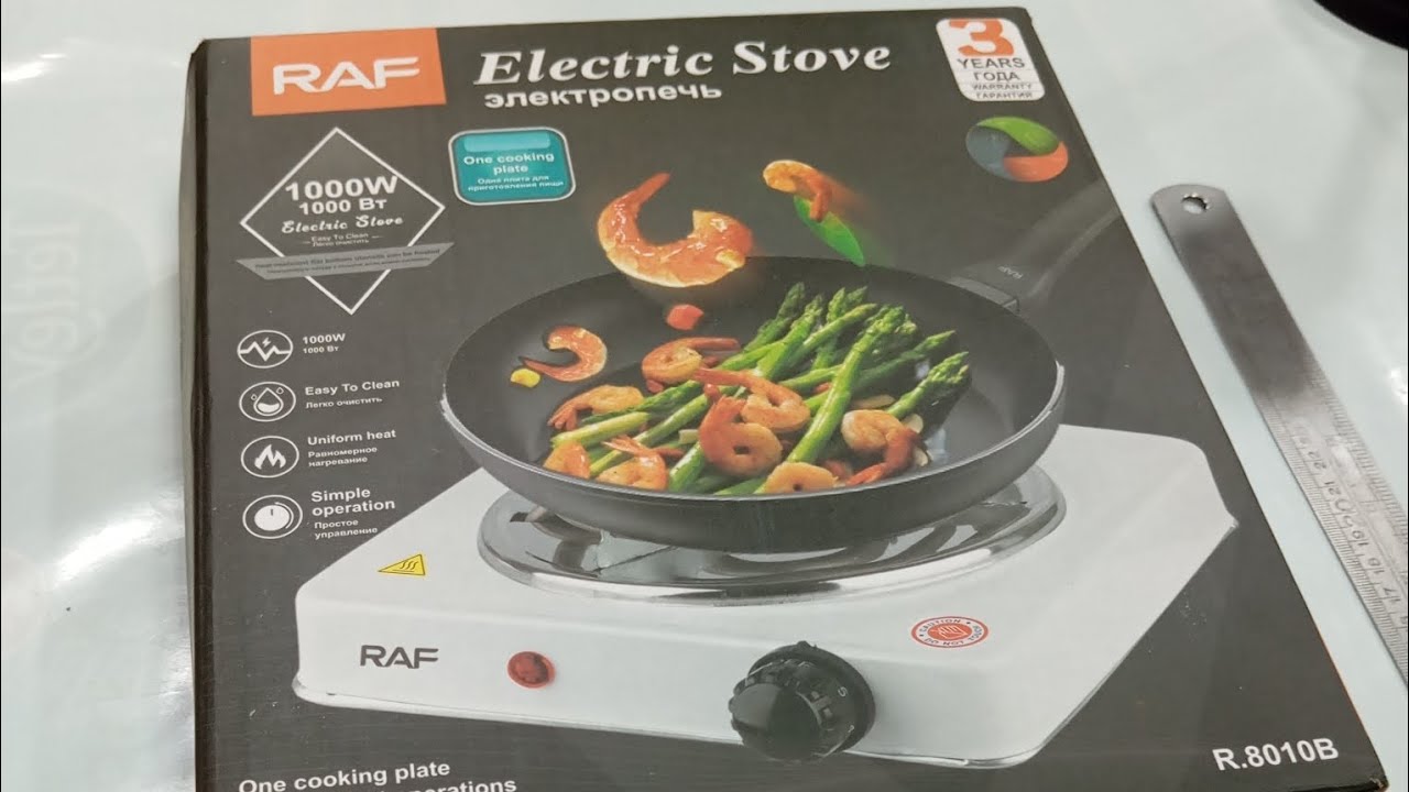 RAF Electric Stove Single Open Coil Burner R8010B for Daraz Order 24Jun25