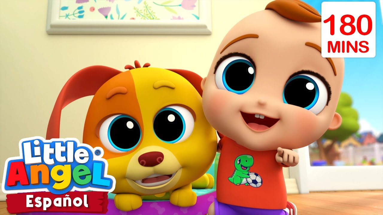 ¡Bingo pórtate bien! 🐶 | Canciones Infantiles🎵| Juega y aprende | Moonbug Español | Little Angel