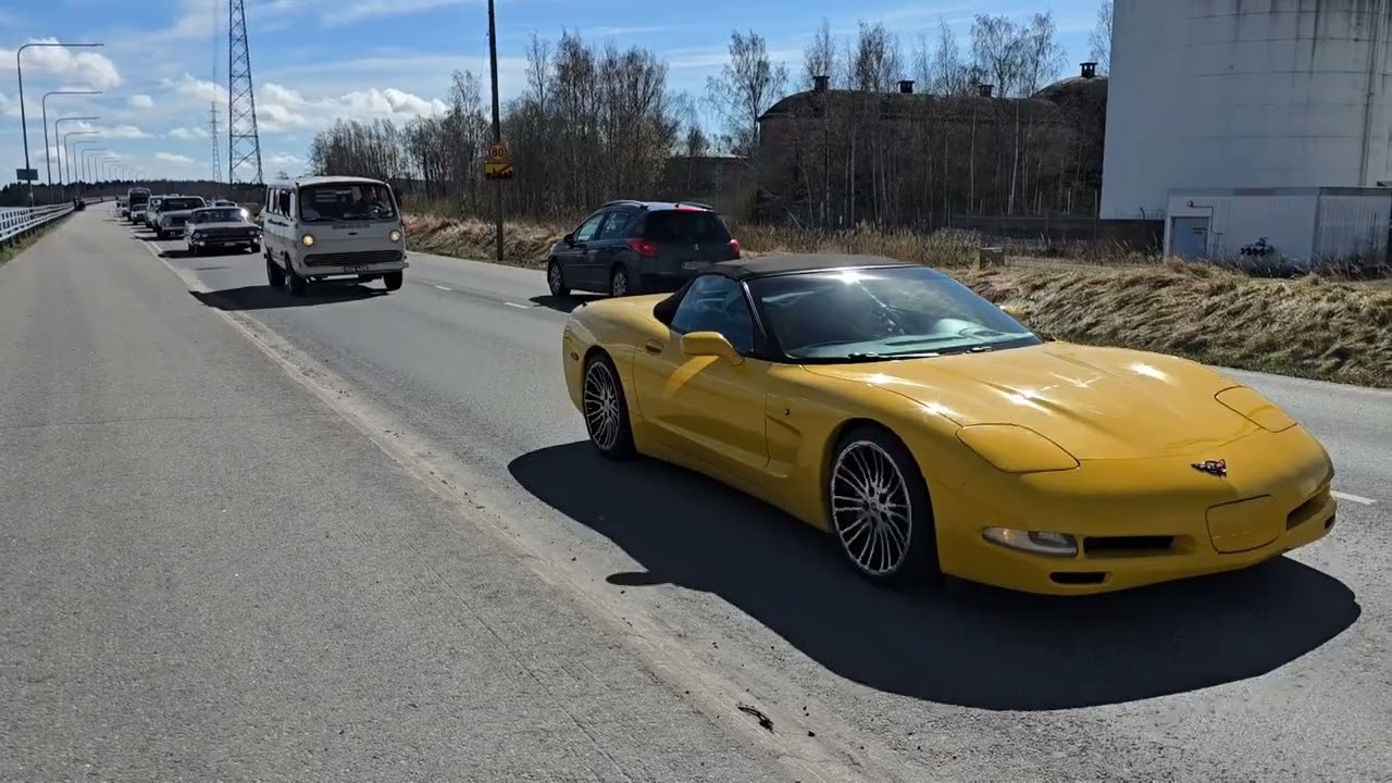 American Car's Parade, Vaasa Finland🇫🇮. May 01, 2025