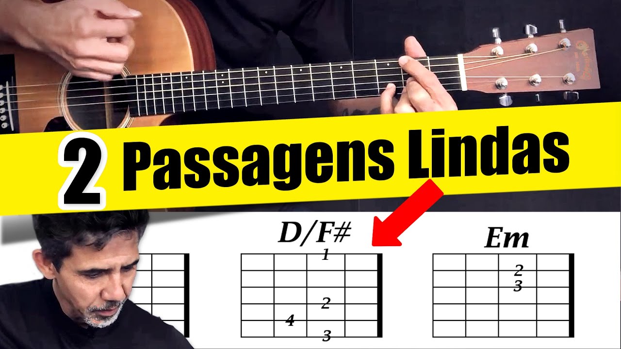ACORDES DE VIOLÃO - Progressão - AS 2 PASSAGENS MAIS USADAS