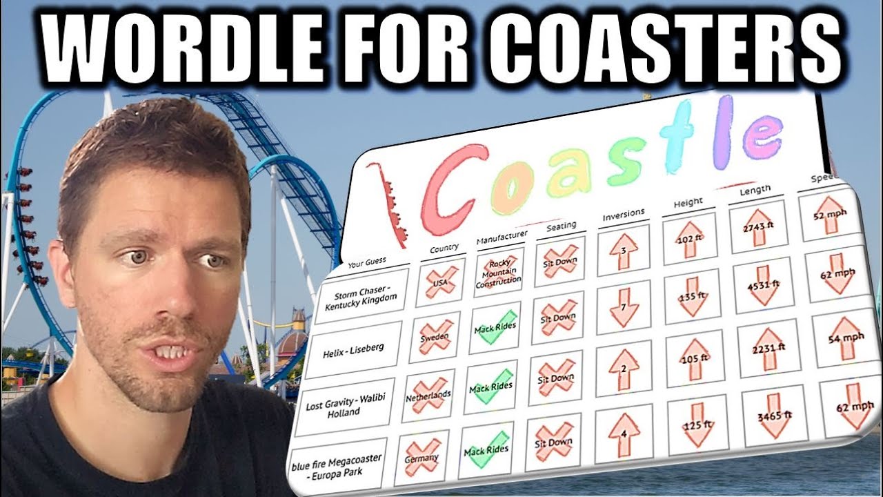 COASTLE — Wordle для подставок — проверьте свои знания