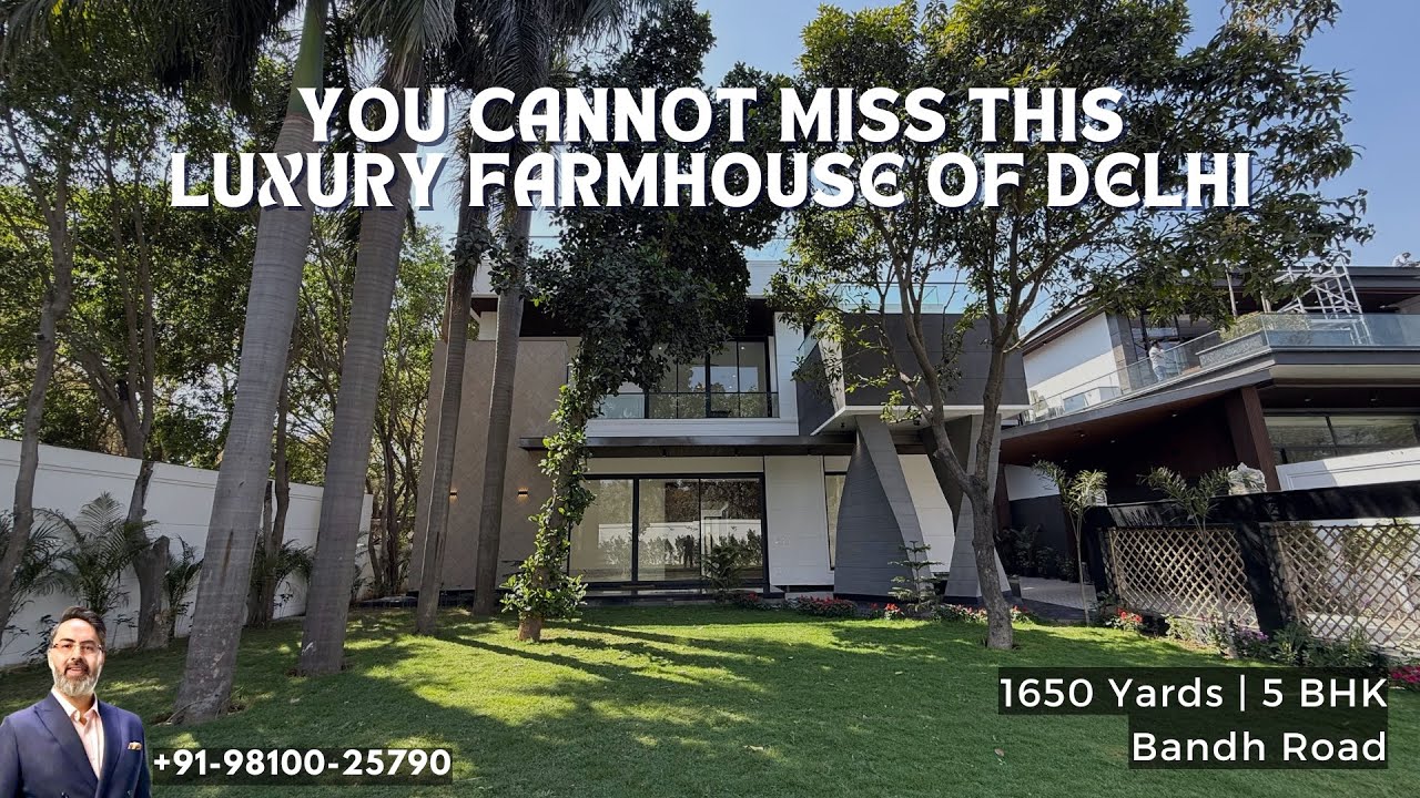 DON'T MISS THIS | LUXURY 1650 YARDS FARMHOUSE IN SOUTH DELHI | BEST VILLA IN CHATTARPUR #FARMHOUSE