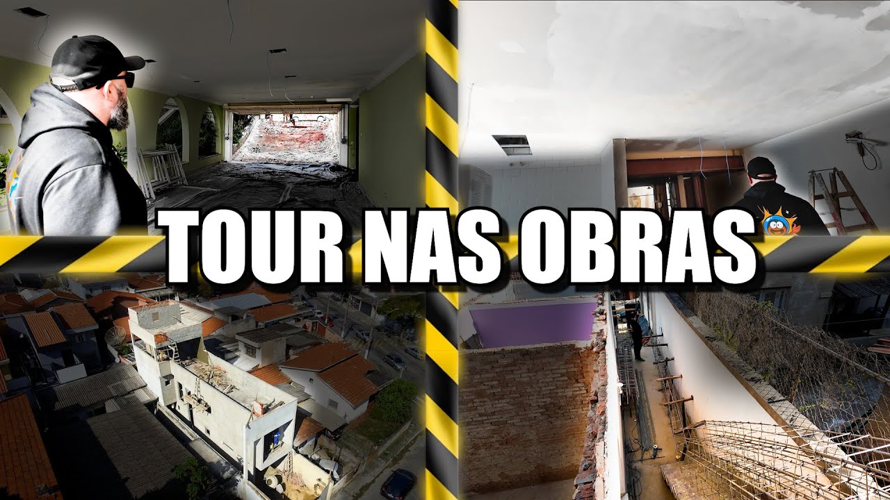 😱TOUR NAS OBRAS - VISITAMOS A OBRA DO ALEMÃO DA CARAVAN - PENHA - VILA PIAUI - VILA DOS REMEDIOS 😱