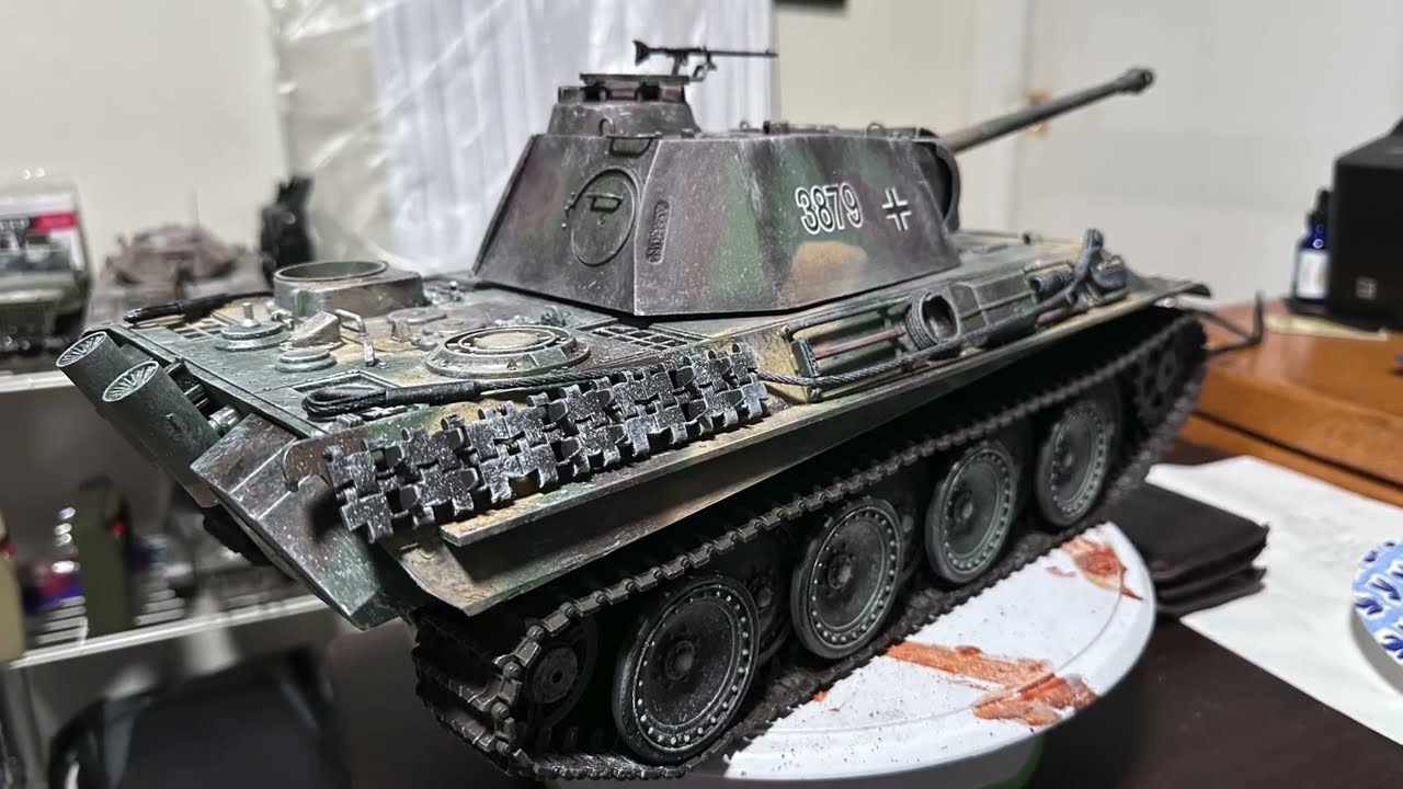 HENG LONG 1/16 RC GERMAN PANTHER G - WEATHERING