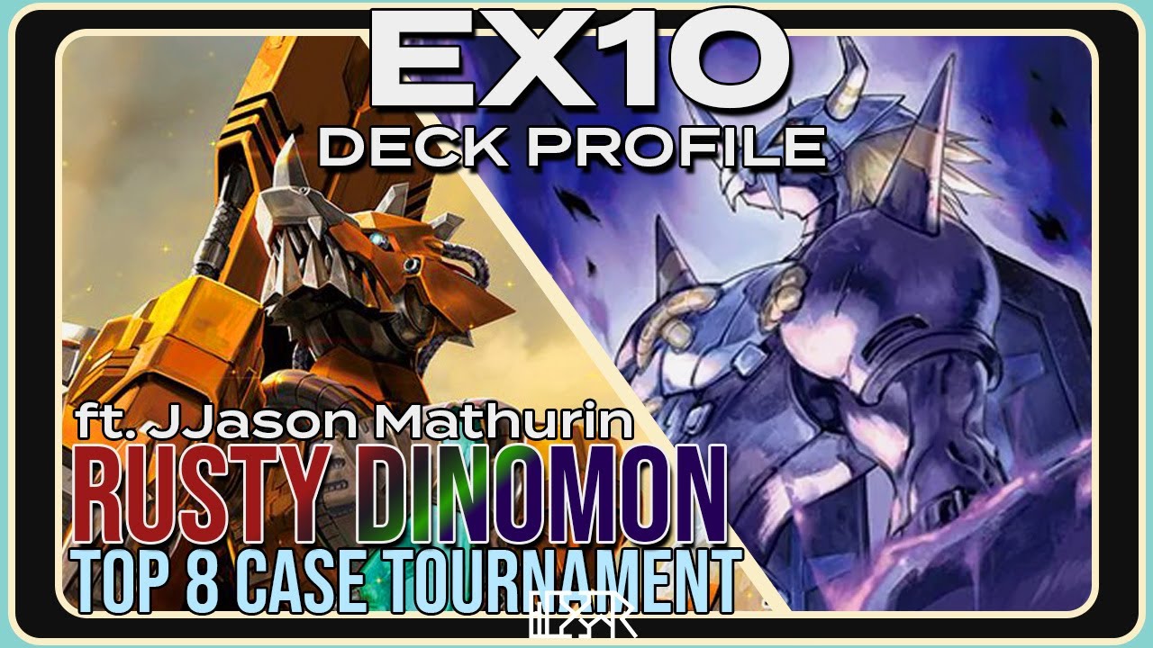 Турнир ТОП-8 кейсов RustTyrannomon BlackWarGreymon [Профиль колоды Digimon TCG EX10] RustTyrannomon