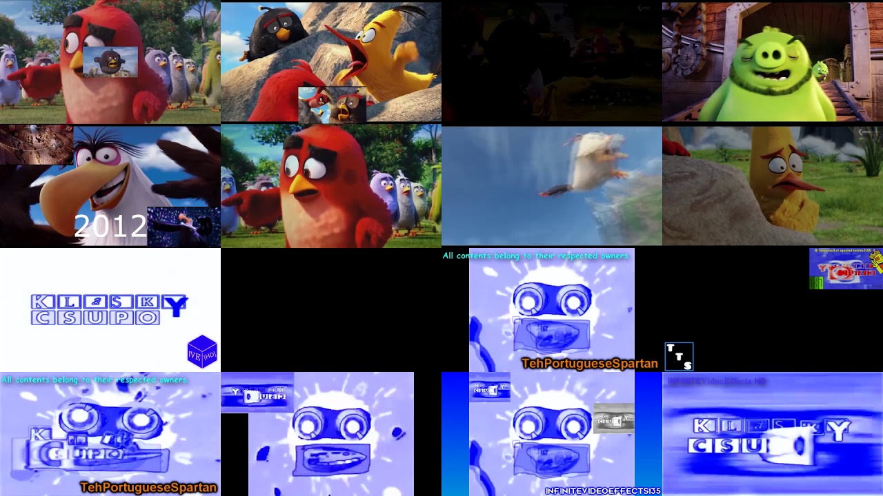 [Request] The Angry Birds Movie vs. Klasky Csupo with Electronic Sounds Sparta Remix Superparison