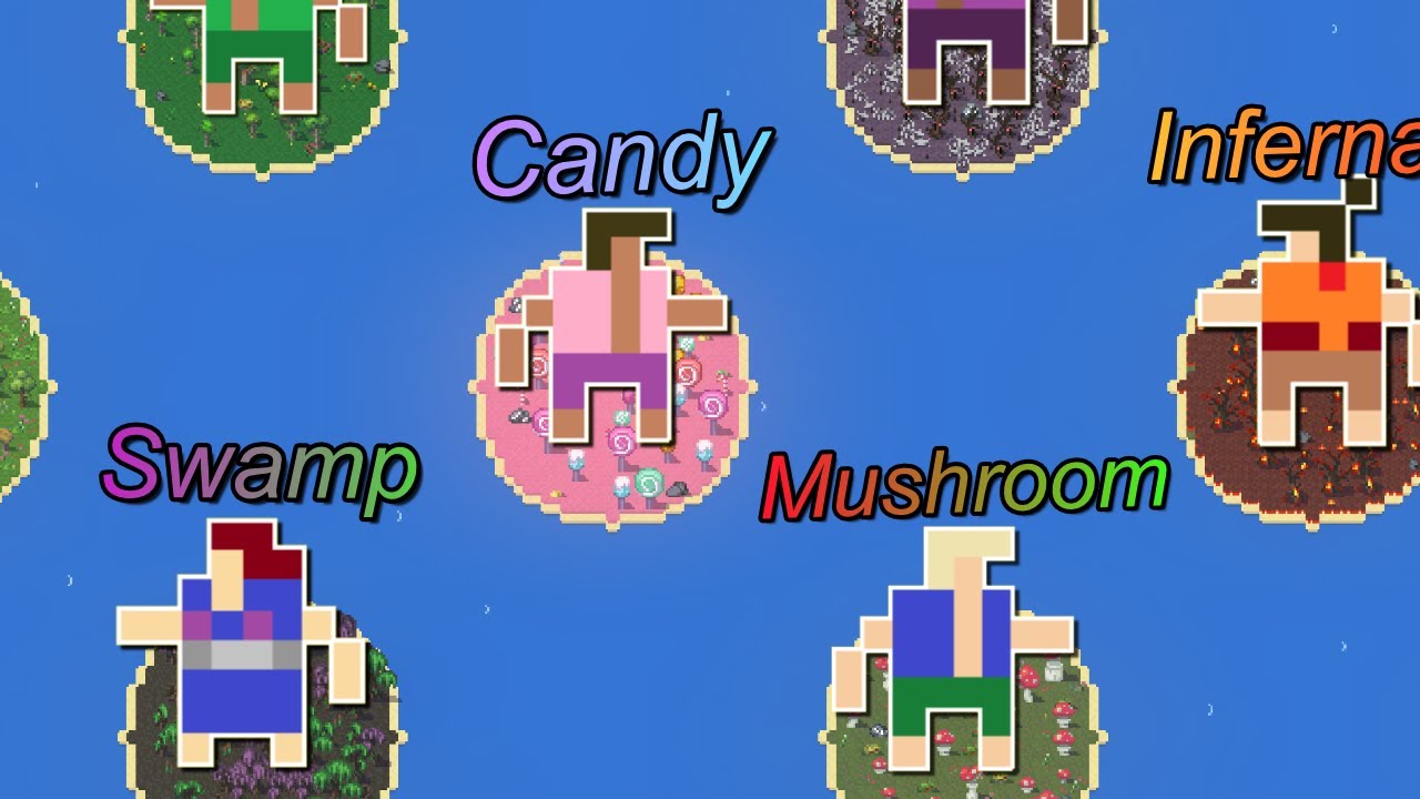 Every Island Is A Random Biome! - WorldBox