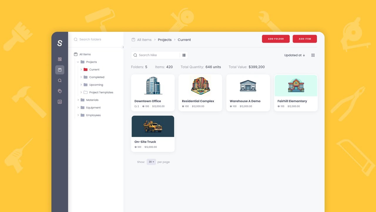 Getting Started with Construction Inventory Management in Sortly