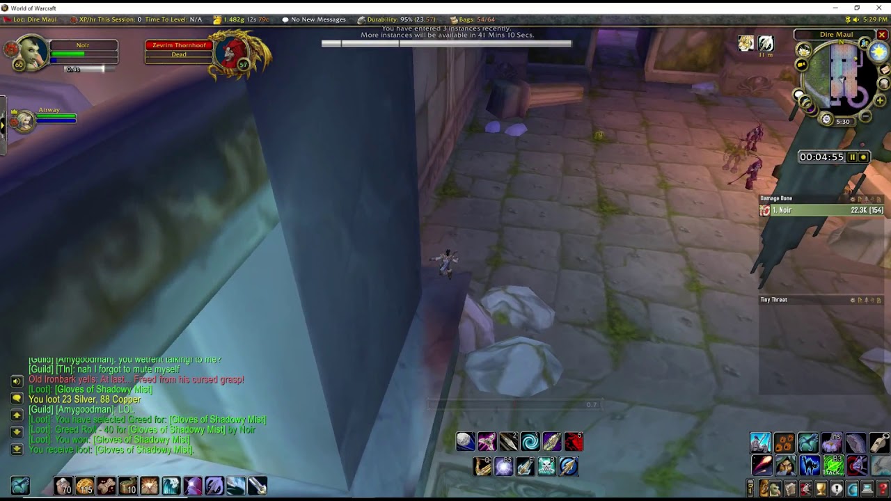 Hunter Solo DME - 80g per hour - 10 minute run -  Herb/Mining , Prebis gear, Raid spec