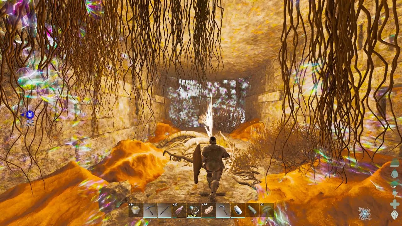 ARK:ASA【公式ソロ】ラグナロク 試練の洞窟 左：即死アスレチックルート[天帝]