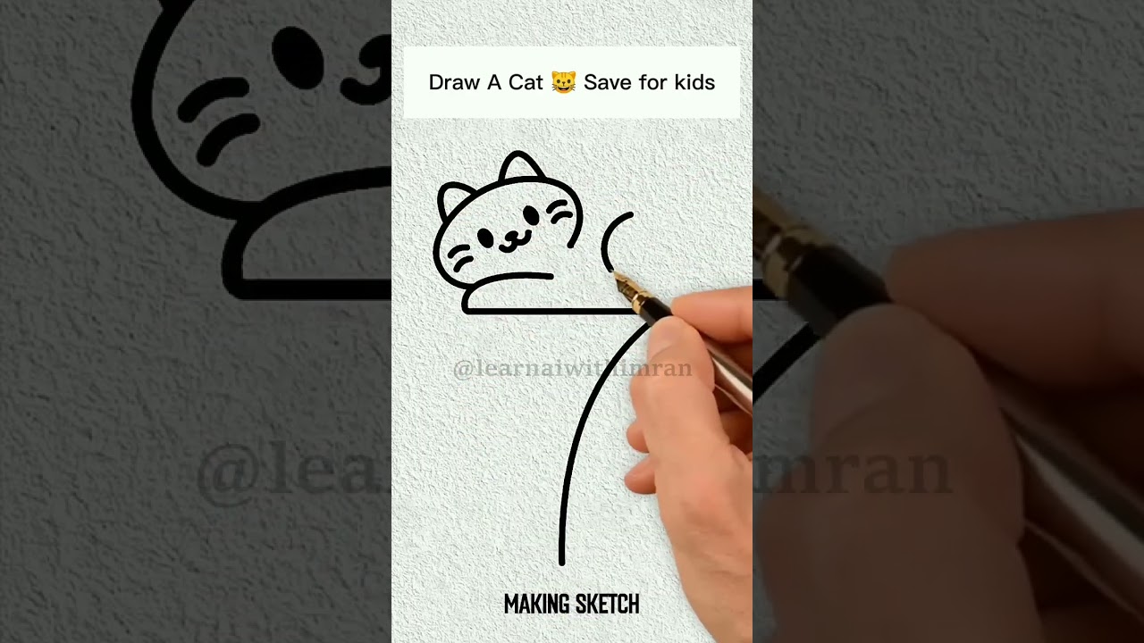 Cat Sketch to Animation | Sketch | Animation | Cat Anim 