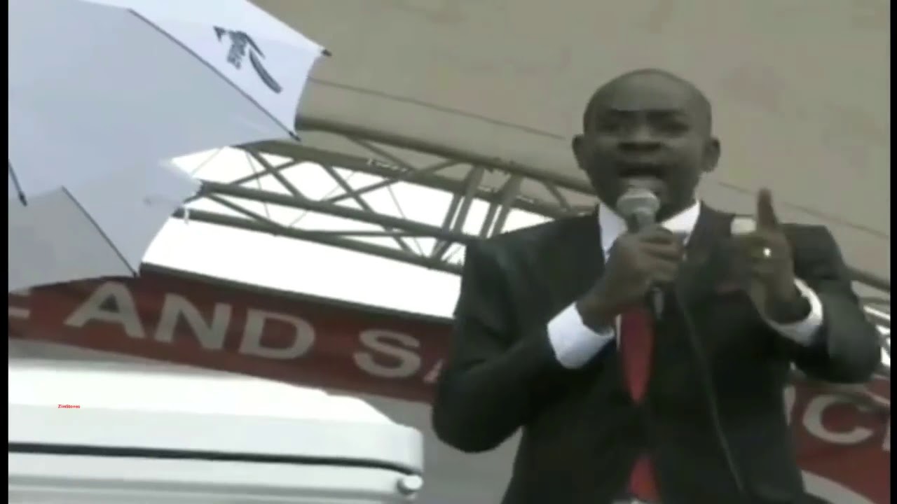 Nelson Chamisa at Morgan Tsvangirai Buhera Burial