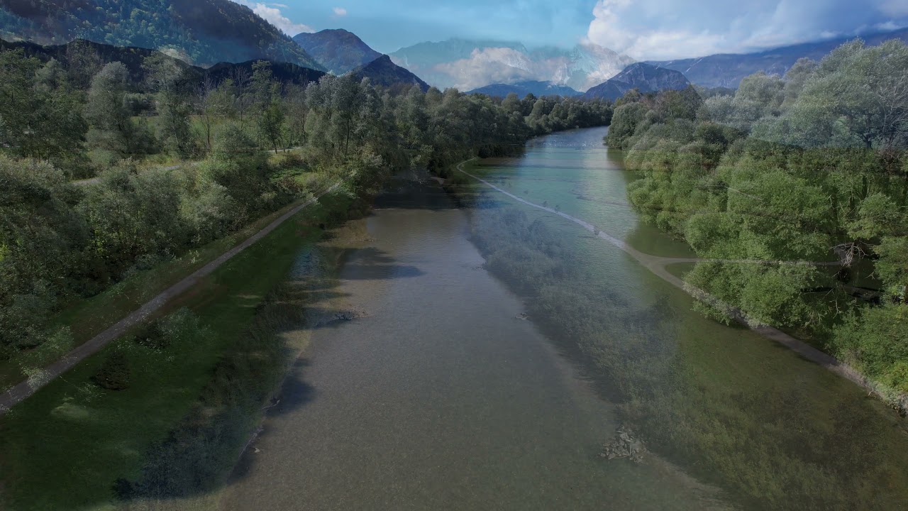 Das Gailtal/ Die Gail 4K !Drohnenflug!