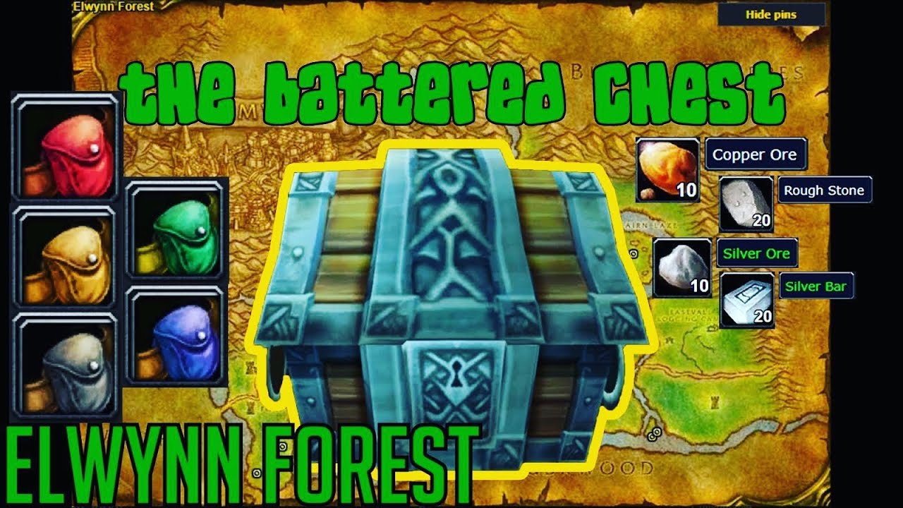 Classic Vanilla WoW Treasure Chests | Elwynn Forest World of Warcraft