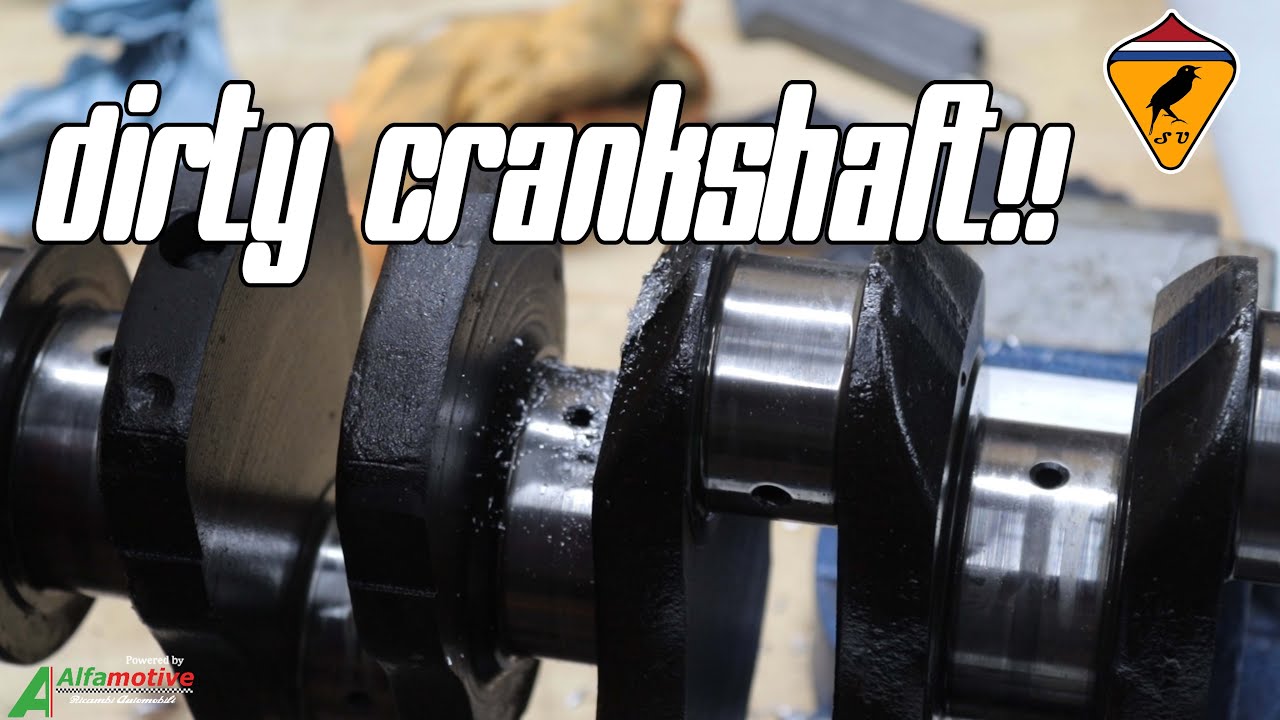 Alfa Romeo Giulia 105 -  NORD 2.0 - Crankshaft Machining & Balancing Preparations