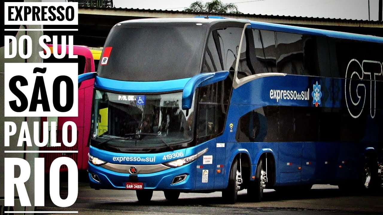 A EVOLUÇÃO da EXPRESSO DO SUL! Viagem de SÃO PAULO ao RIO DE JANEIRO