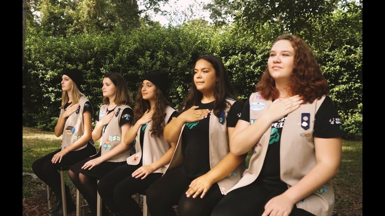 Pentatonix - White Winter Hymnal parody - Girl Scouts Hymnal by the Citrus Singers