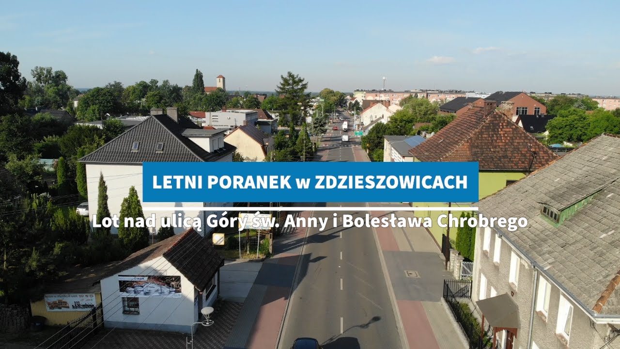 Ulica Góry św. Anny oraz Bolesława Chrobrego w Zdzieszowicach
