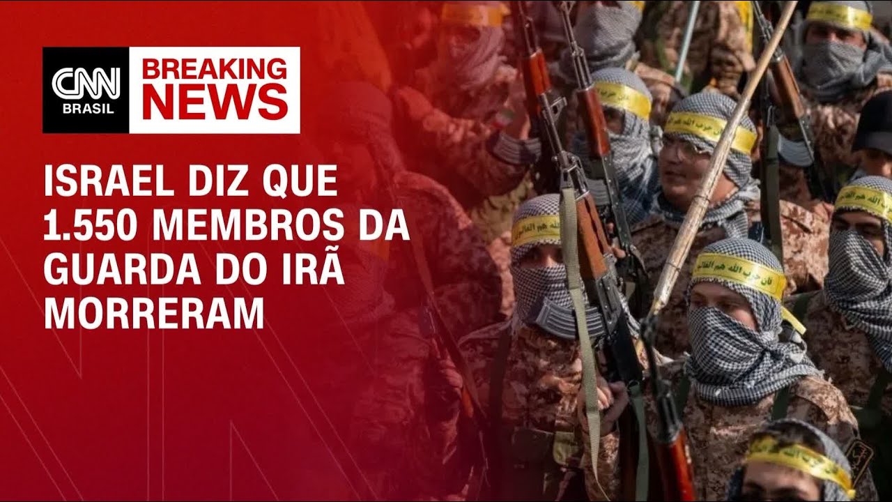 Guerra no Oriente Médio: Israel diz que 1.550 membros da guarda do Irã morreram | HORA H