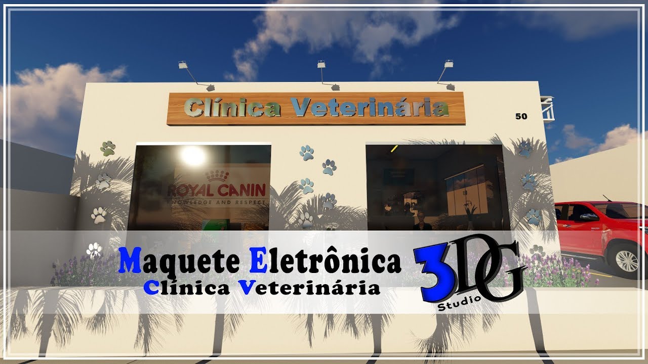Maquete Eletrônica - Clínica Veterinária