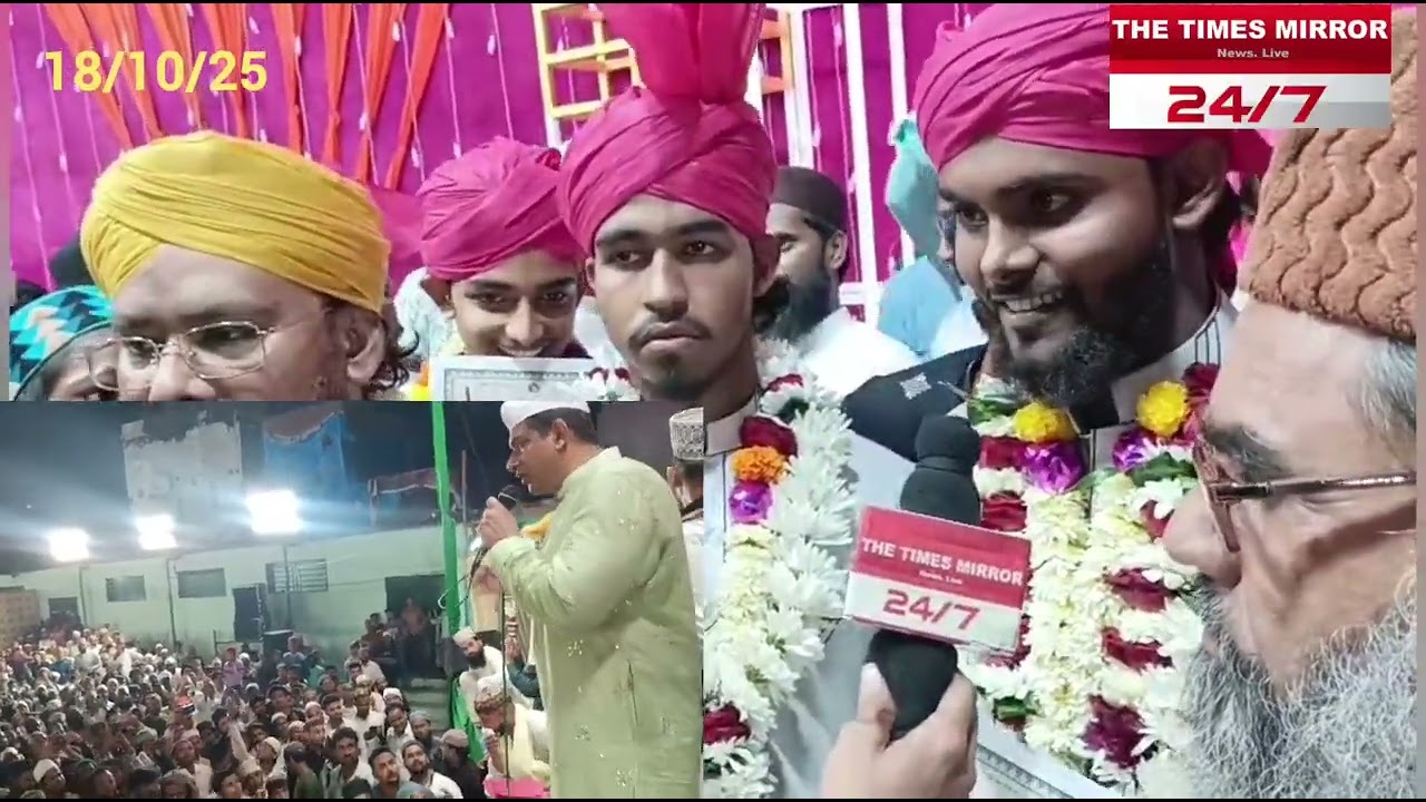 Malawani pouche Mufti Salman Azhari Bache Ko De Mubarak bat Hafiz Khuran Mukamal Karne par ..