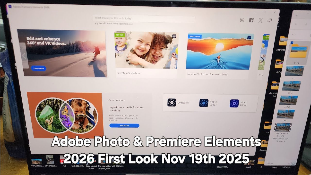 Adobe Premiere и Photo Elements 2026: первый взгляд, 19 ноября 2025 г. 